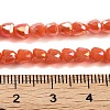 Electroplate Glass Beads Strands EGLA-D030-P4mm-B02-5