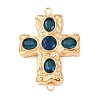304 Stainless Steel Pave Cubic Zirconia Connector Charms STAS-P421-03G-2