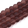 Transparent Glass Beads Strands GLAA-T032-T10mm-MD19-1