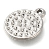 304 Stainless Steel Pendant Rhinestone Settings STAS-I310-21P-2