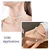 50Pcs 5 Styles Resin Imitation Pearl Pendants RESI-CD0001-16-9