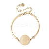 Religion 304 Stainless Steel Link Bracelets for Women BJEW-F524-02A-G-4