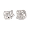 Brass Micro Pave Clear Cubic Zirconia Pendants LS-KK-L212-09P-2