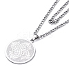 Non-Tarnish 201 Stainless Steel Curb Chain Necklaces NJEW-C042-04P-2