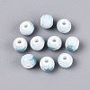 Handmade Crackle Porcelain Beads PORC-Q008-06B-07-1