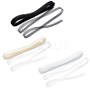 3 Bundles 3 Colors Polyester Fine Soft Horsehair Braid Boning DIY-FG0005-24-1