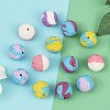 Polymer Clay Rhinestone Beads RB-L029-05-4
