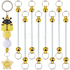10Pcs Alloy Beadable Keychain Bar for Jewelry Making DIY Crafts FIND-SC0014-33B-1