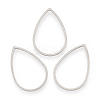 Tarnish Resistant 304 Stainless Steel Linking Rings LS-STAS-T047-16B-1