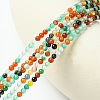 Natural Agate Round Bead Strands G-A130-3mm-K03-5