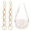 Unicraftale 2Pcs Alloy Purse Extension Chains with D Ring & Swivel Clasps PURS-UN0001-03LG-1