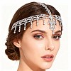 Rhinestone Mesh Headpiece Cap AJEW-WH20017-82S-1