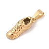 PVD Vacuum Plating 304 Stainless Steel Pendants STAS-M068-07G-2