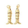 Rack Plating Brass Micro Pave Cubic Zirconia Pendants KK-M309-38E-G-1