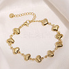 304 Stainless Steel Link Bracelets for Women LS-BJEW-Z136-01G-1