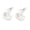 Brass Drawbench Stud Earrings LS-EJEW-L288-008S-2
