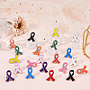 20Pcs 3 Styles Breast Cancer Awareness Pink Ribbon Enamel Pin JEWB-FH0002-53A-4