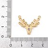 Brass Micro Pave Cubic Zirconia Pendants KK-F919-29G-03-3