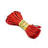 Polyester Satin Rattail Cord OCOR-WH0066-43H-1