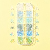 420Pcs 6 Colors Frosted Transparent Acrylic Beads OACR-FS0002-17A-6