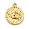 Ion Plating(IP) 304 Stainless Steel Pendants STAS-E176-15G-1