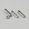 3Pcs 3 Styles Rectangle Zinc Alloy Watch Band Charms for Watch Loops Accesssories FIND-WH0111-649B-2