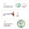2Pcs 2 Colors 201 Stainless Steel Connector Charms/Links STAS-TA0005-62-5