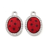 Brass Micro Pave Cubic Zirconia Pendants KK-C158-03E-P-1