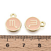 Alloy and Enamel Charms ENAM-T021-28A-3