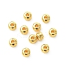 SHEGRACE Flat Round Brass Beads XGRPCU423-294G-2