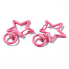 Spray Painted Eco-Friendly Alloy Swivel Snap Hooks Clasps PALLOY-T080-14J-NR-3