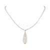 Shell Pearl Beaded Necklaces for Women NJEW-JN04980-1