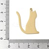 304 Stainless Steel Pendants STAS-E501-13G-3