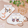 20Pcs 10 Style Acrylic Dangle Stud Earrings EJEW-FI0001-64-5