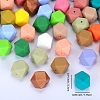 Hexagonal Silicone Beads SI-JX0020A-30-2