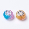 Two Tone Resin European Beads RPDL-K002-C02-2