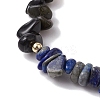 12Pcs 12 Styles Constellations Guardian Gemstone Stretch Bracelets BJEW-JB11108-5