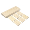 2-Slot Wooden Earring Display Card Stands LS-EDIS-R027-01A-02-3
