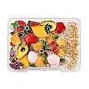 40Pcs 10 Styles Alloy Enamel Pendants ENAM-FP0002-06-2