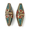 Handmade Tibetan Style Beads KK-Z157-09AG-01-1