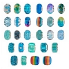 Acrylic & Resin & Polymer Clay Rhinestone European Beads FPDL-S015-04B-1