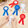 24Pcs 3 Colors Award Ribbon Shape Tinplate Badge Pins JEWB-CP0001-28-3