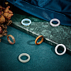 6Pcs 6 Styles Natural & Synthetic Gmestone Finger Rings for Unisex RJEW-BC0001-25-5