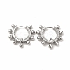 Rack Plating Brass Hoop Earrings for Women EJEW-H091-15P-1