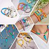 10 Strands 5 Colors Flat Round Handmade Polymer Clay Beads CLAY-SZ0002-02C-7