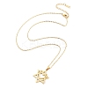 304 Stainless Steel Pendant Necklaces LS-NJEW-P306-08G-2