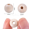 Natural Unfinished Wood Beads WOOD-S651-A10mm-LF-3