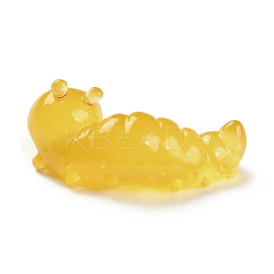 Luminous Resin Worm Ornament DJEW-R011-01A-06-1