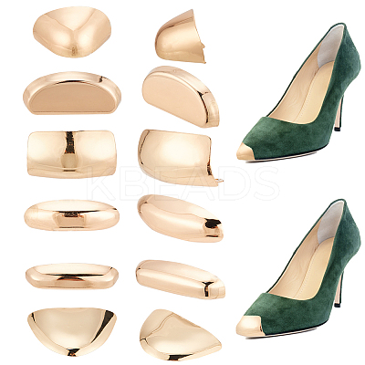 12Pcs 6 Style Iron Toe Cap Covers FIND-NB0003-34-1