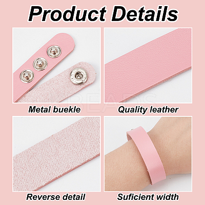 30Pcs 30 Colors PU Leather Braided Cord Bracelet BJEW-AN0001-85-1